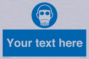 Custom Respirator Required Sign